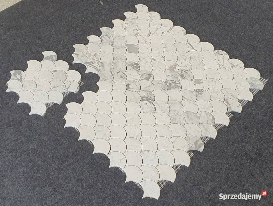 Scallop piękna elegancka mozaika marmurowa z Ściany i elewacje