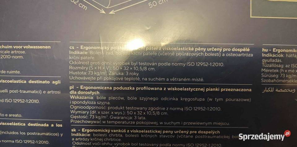 Ergonomiczna poduszka profilowana z Zdrowie Przeworsk