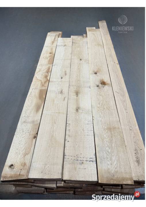 Tarcica dębowa sucha obrzynana III klasa KTE3 lubelskie Adamów
