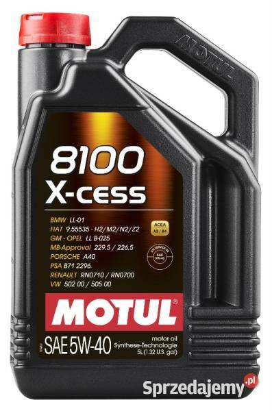 Olej Motul 8100 XCESS 5W40 5l Łopuszno