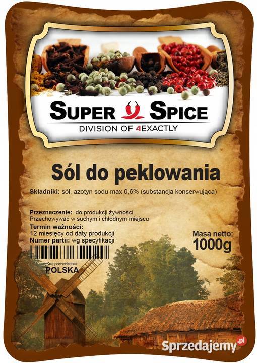 Sól do Peklowania Super Spice Peklosól 1 podlaskie Białystok