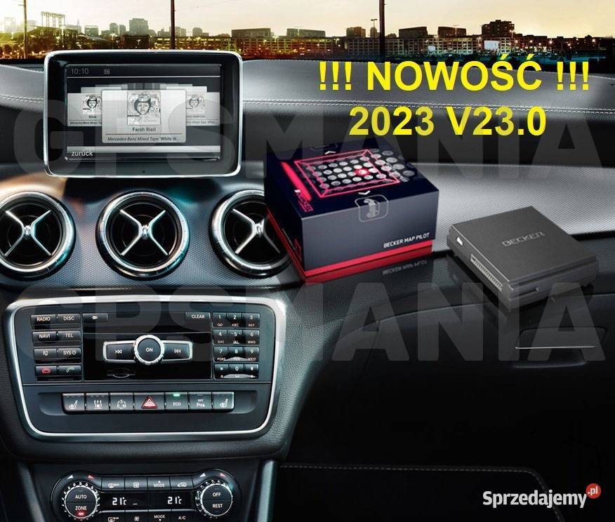 Mercedes mapa BECKER MAP PILOT 2023 V230 A B C Aleksandrów Łódzki