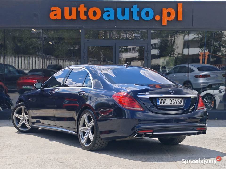 S 63 AMG 4 MATIC Bogata wersja wyposażenia Mercedes-Benz Warszawa
