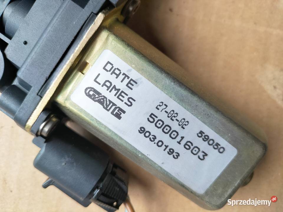 FIAT STILO 3D 50001603 SILNICZEK SZYBY PRAWY Pozostałe Kamień-Kolonia