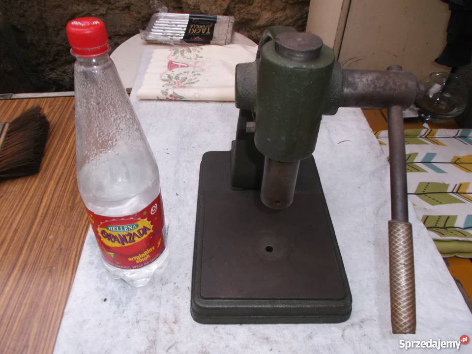 ZABYTKOWA PRASA PRASKA DO WYCISKANIA sygnowana Świerzawa