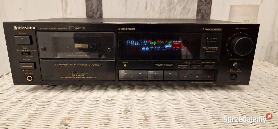 Magnetofon Pioneer CT447 casette deck Magnetofony Międzychód