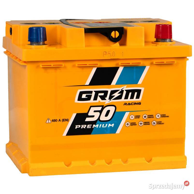 Akumulator Grom Racing 50Ah 480A EN PRAWY PLUS W Akumulatory zachodniopomorskie Szczecin