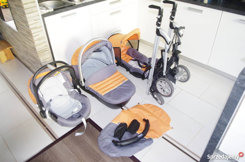 Wózek chicco 3 w 1 gondola spacerówka fotelik Piankowe Żory sprzedam