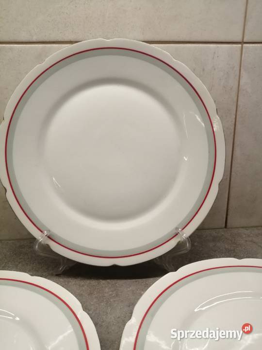 stare talerze porcelana GIESCHE 3 śląskie Siemianowice Śląskie sprzedam