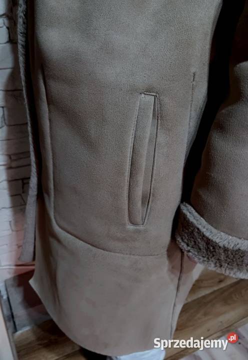 ZARA Damskie Beżowe Futerko Dwustronne Opole sprzedam