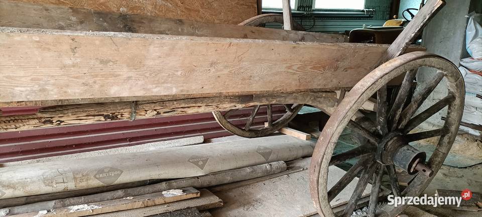 wóz drewniany zabytkowy retro Limanowa