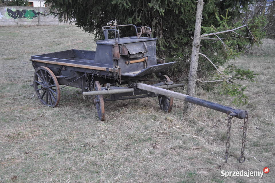 Wojsko armia wóz taborowy wojna 1938 wojenny Poznań
