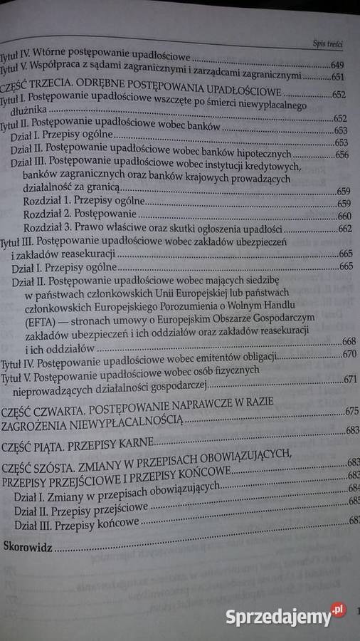 Kodeks spółek handlowych ustawa o KRS Warszawa sprzedam