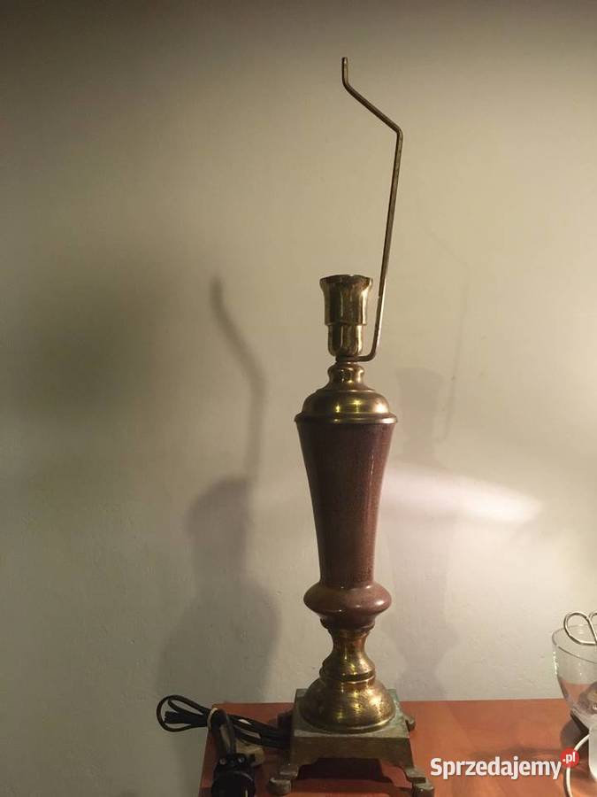 lampa stołowa PRL Pruszcz Gdański