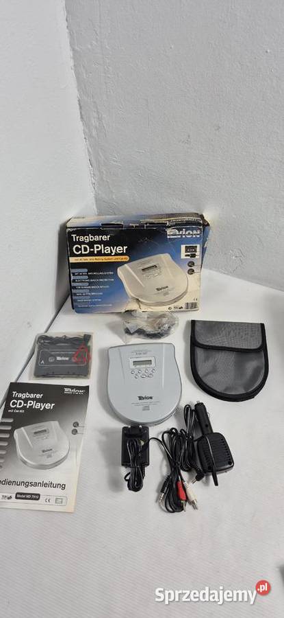Retro Discman TEVION MD 7910 NOWY Kolekcjonerski Biłgoraj