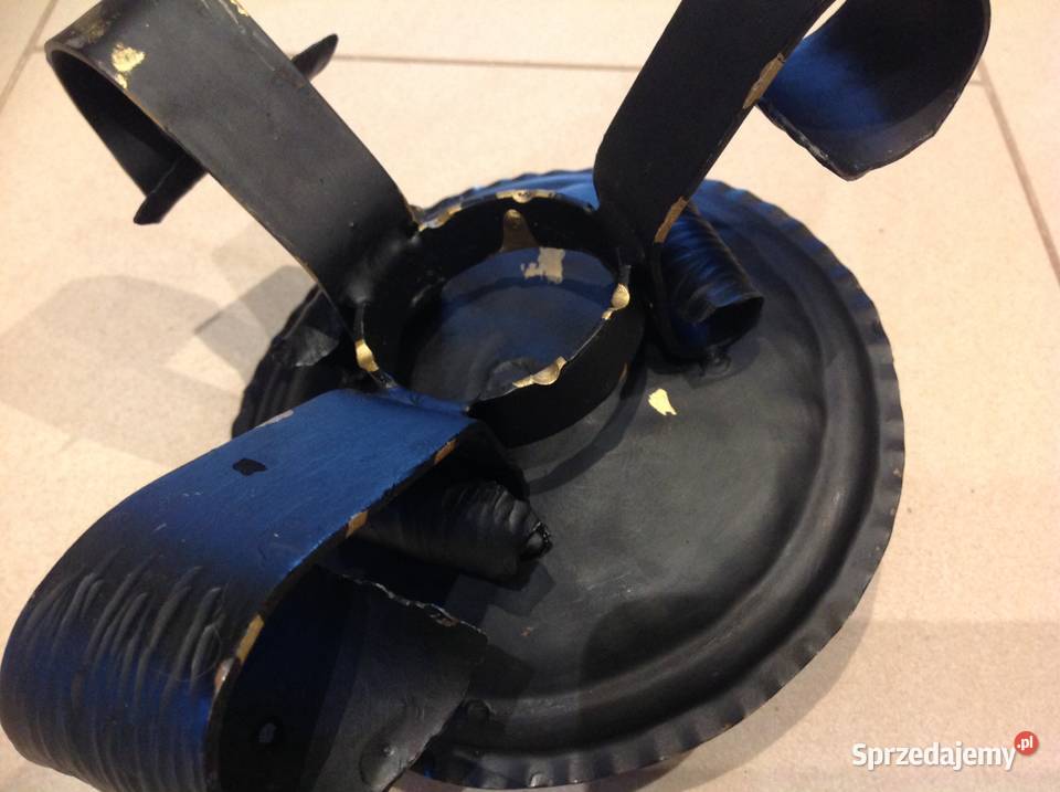 Świecznik Metalowy Kuty Metaloplastyka Nowa Sól