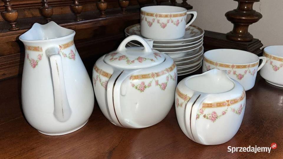 Serwis do herbaty BB Volksted Rudolfstadt Beyer pomorskie Gdańsk