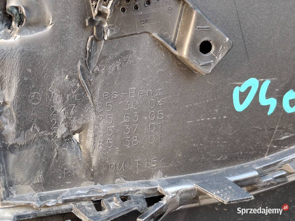 MERCEDES GLB GLA W247 ZDERZAK TYŁ TYLNY DOKŁADKA Bieleń