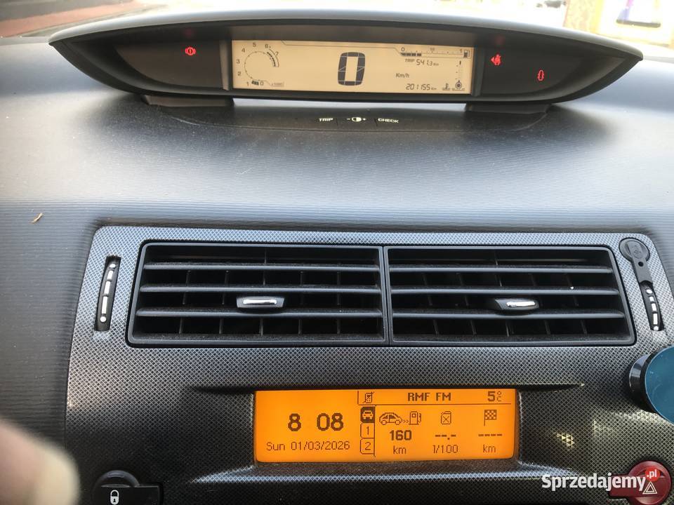 Citroen c4 16b 2010r welurowa tapicerka Radomsko