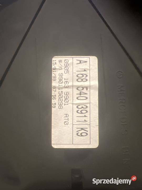 Licznik mercedes a klase a1685403911k9 osobowe Margonin