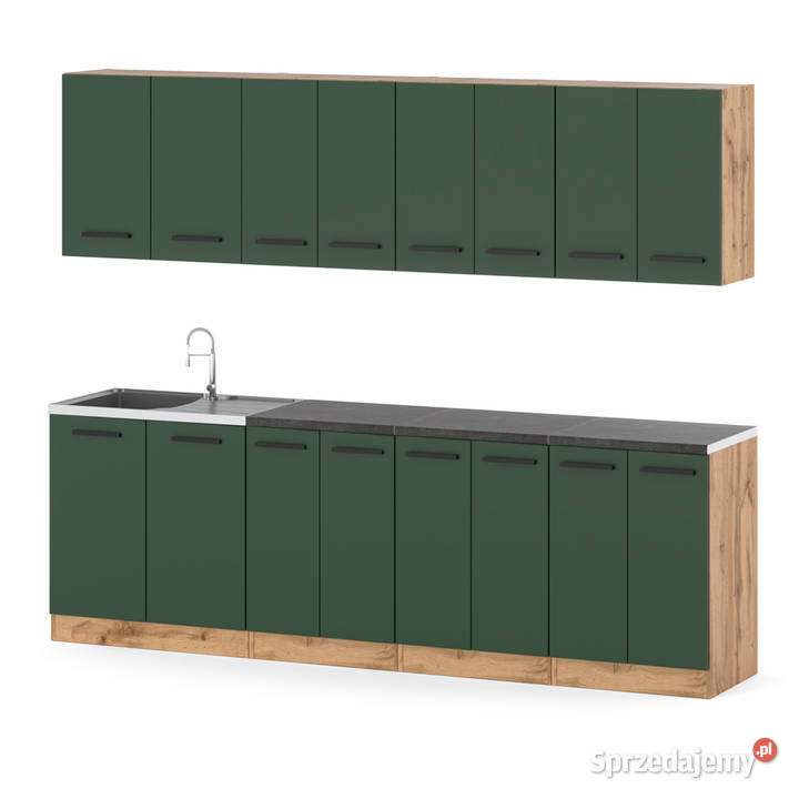 Meble Kuchenne Nowoczesne Butelkowa Zieleń Elbląg