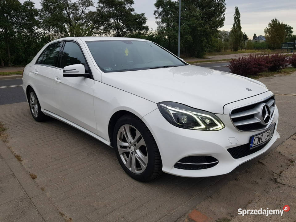 Mercedes E 220 E220 CDI Biała Perła Super Stan Włocławek