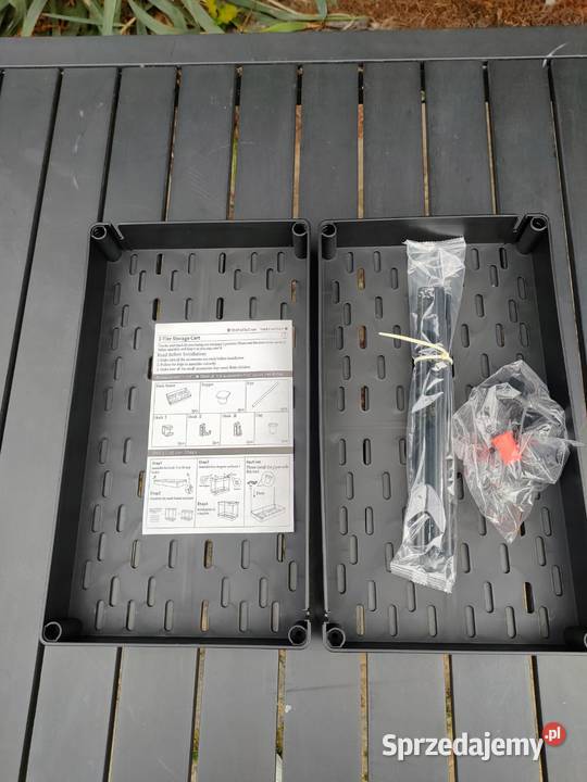 Regał stojak organizer czarny SPACEKEEPER Warszawa