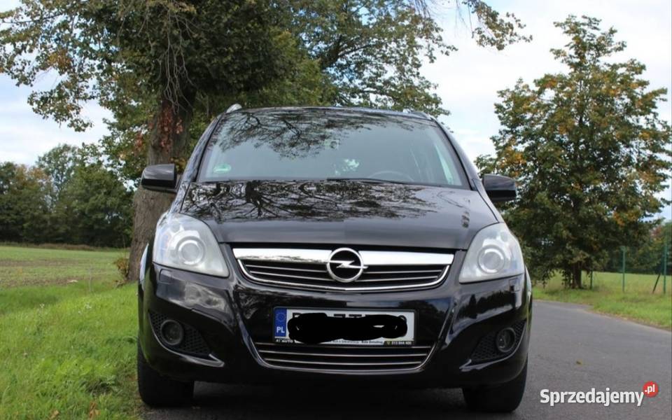 Opel Zafira Cosmo czarny dolnośląskie Oława