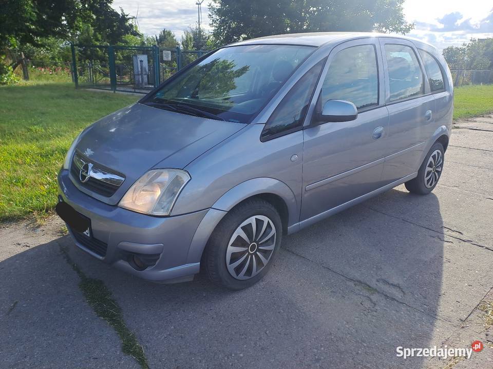 Opel Meriva 2007 16 benzyna immobilizer pomorskie Człuchów