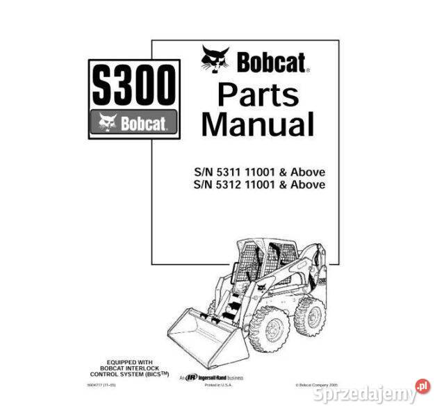 BOBCAT S300 S 300 katalog części wysyłka jpolski