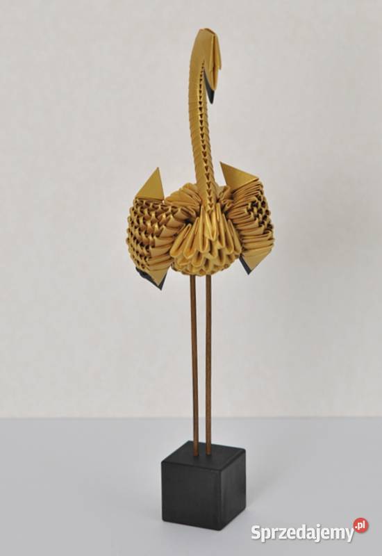 Flaming origami modułowe 3D papier metaliczny inny kolor Szczecin