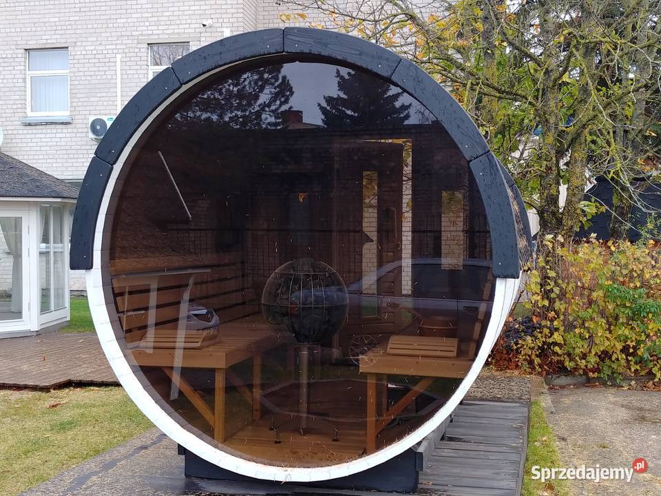 SAUNA FIŃSKA BECZKA OGRODOWA 3m z Piecem mazowieckie Płock