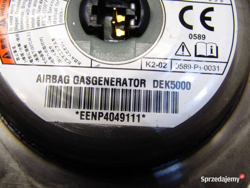 PODUSZKA KIEROWCY AIRBAG KIEROWNICY SX4 SCROSS Poduszki powietrzne