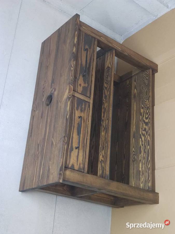 Komoda drewniana rustykalna pod umywalkę łódzkie Zduńska Wola sprzedam