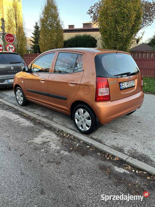 KIA PICANTO 2005 10 benzyna wspomaganie długie VAT marża łódzkie Zgierz sprzedam