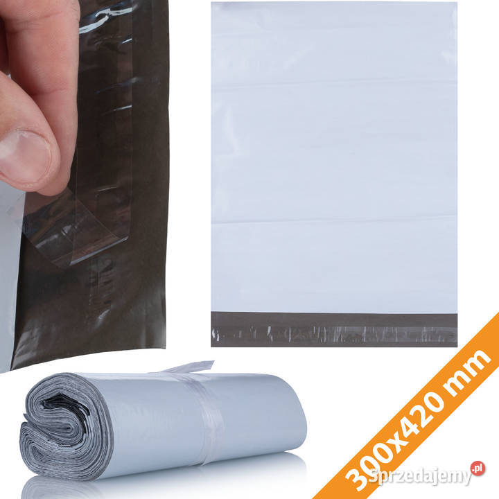 Foliopaki Białe 300 x 420 mm 100 Sztuk LDPE Ludźmierz