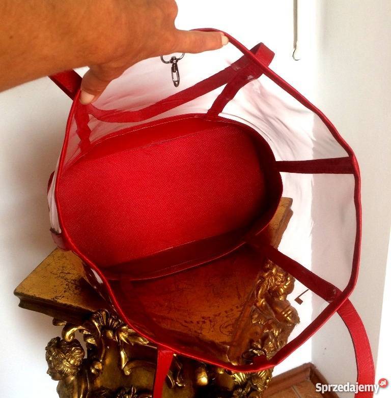 CHANEL TRANSPARENTNA TOREBKA PLAŻOWA CC WOREK Bydgoszcz