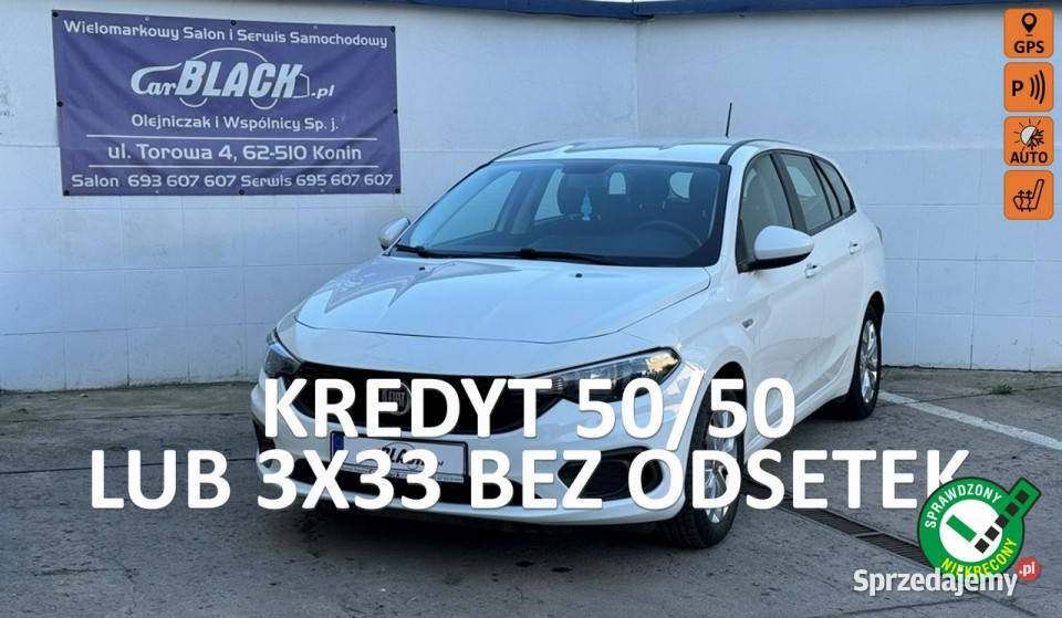Fiat Tipo Pisemna Gwarancja 12 miesięcy II 2016 Zarejestrowany w Polsce wielkopolskie