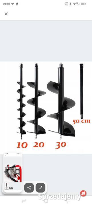 Sprzedam wiertnie spalinowa praktycznie nowa łódzkie Wieluń