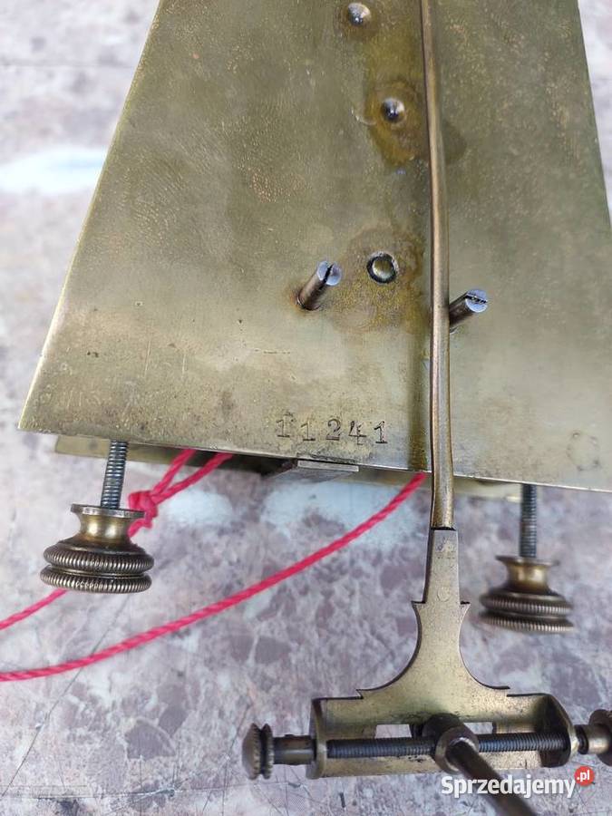 793 Mechanizm starego zegara linkowego żyłkowego Antyki, Sztuka, Kolekcje pomorskie Tczew