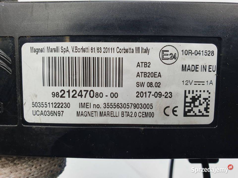 MODUŁ CITROEN C4 PICASSO 9821247080 osobowe Lipno sprzedam