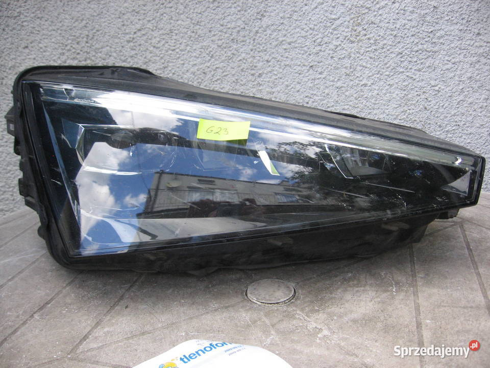 Reflektor prawy lampa prawa LED do Skoda Scala