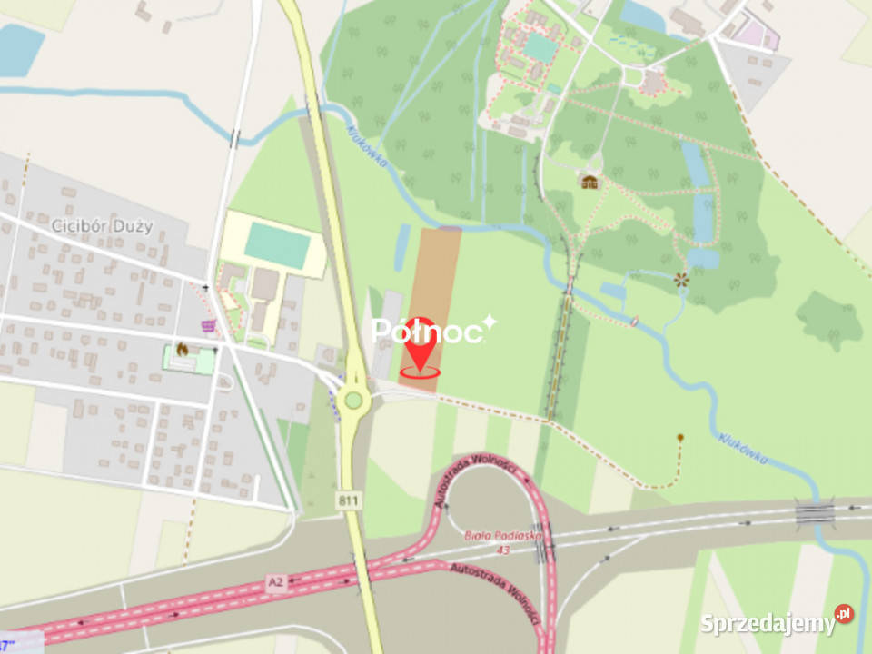 Działka budowlana w Ciciborze Dużym 1400m2 24m Cicibór Duży