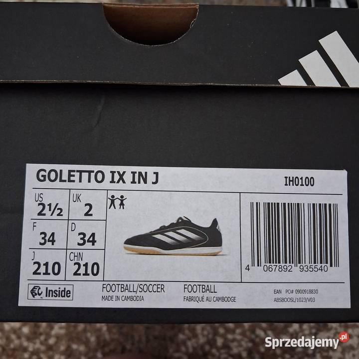 Buty sportowe Adidas Goletto rozmiar 34 Rzeszów