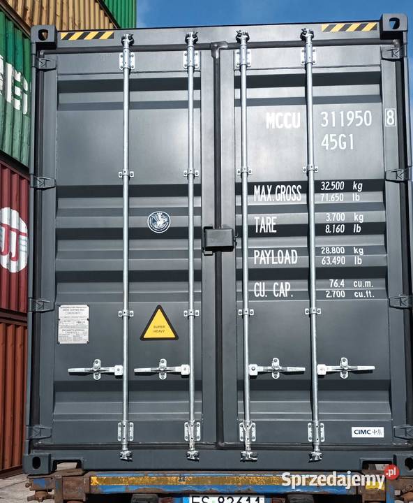 Kontener morski magazynowy 12 metrowy40HC Gdańsk sprzedam