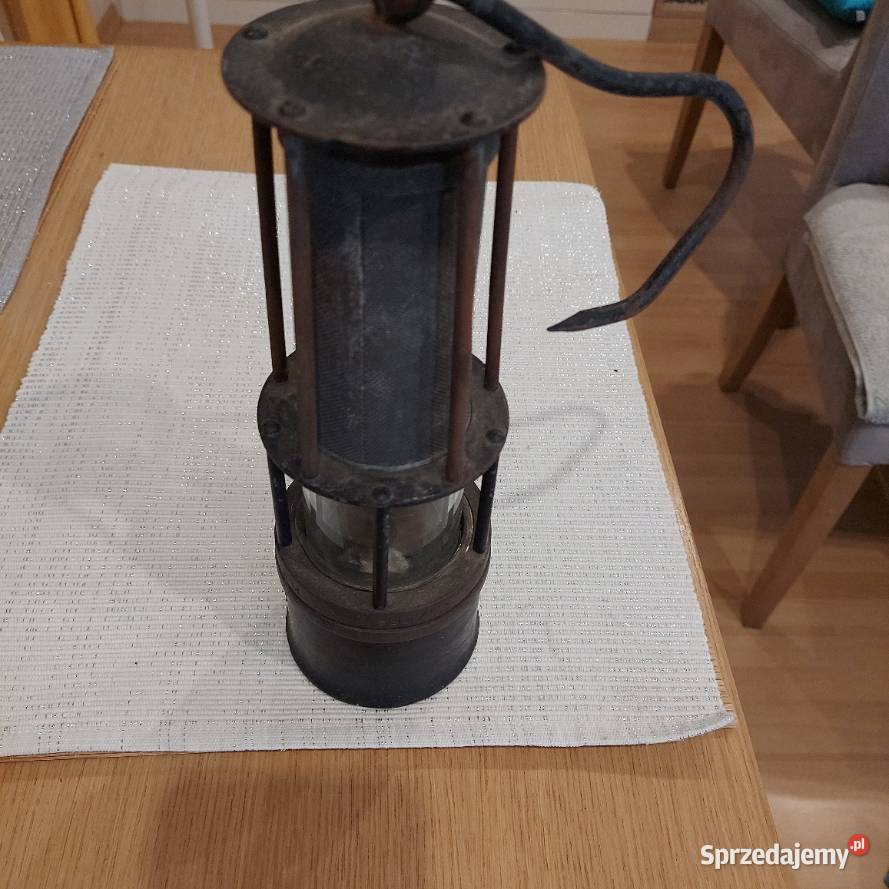 Stara lampa górnicza Oryginał Tychy