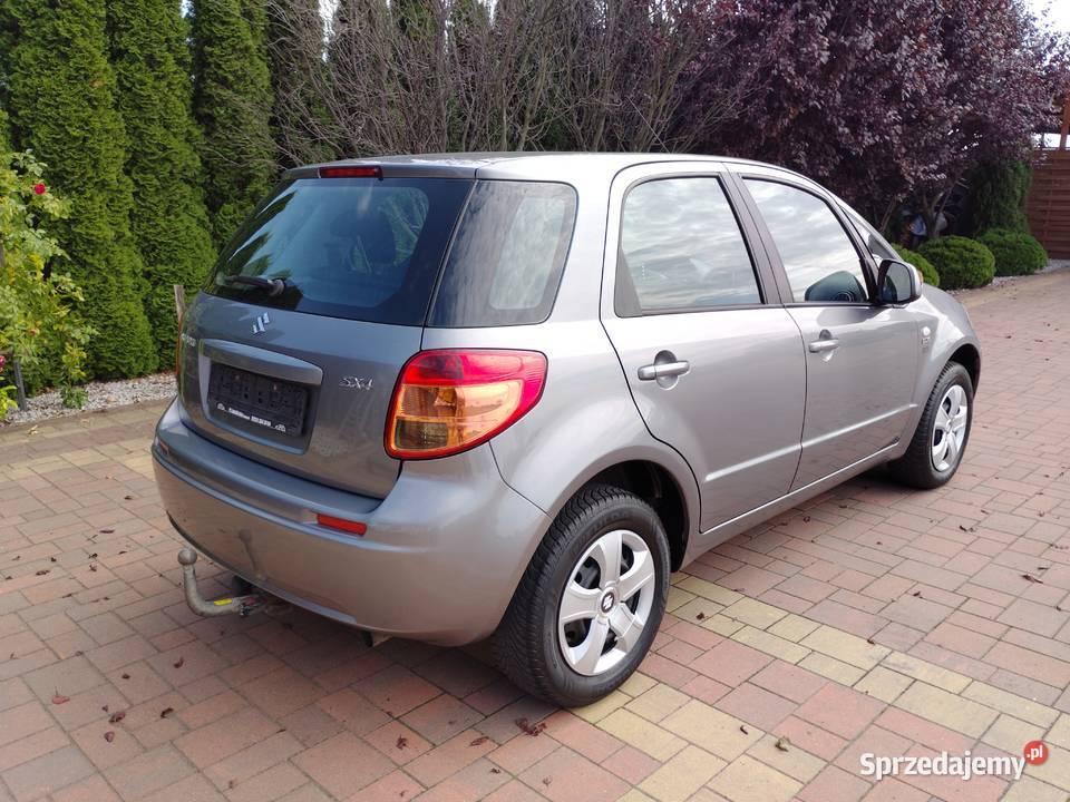 Suzuki SX4 2007r 19d 120 6biegów ŁADNY z Niemiec szary