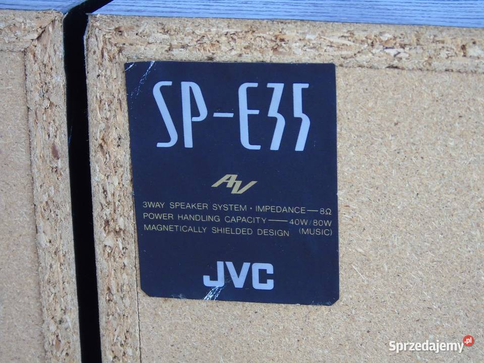 Kolumny stereo JVC SPE35 Belgia 2x 80 wat 8 ohm podkarpackie Jasło