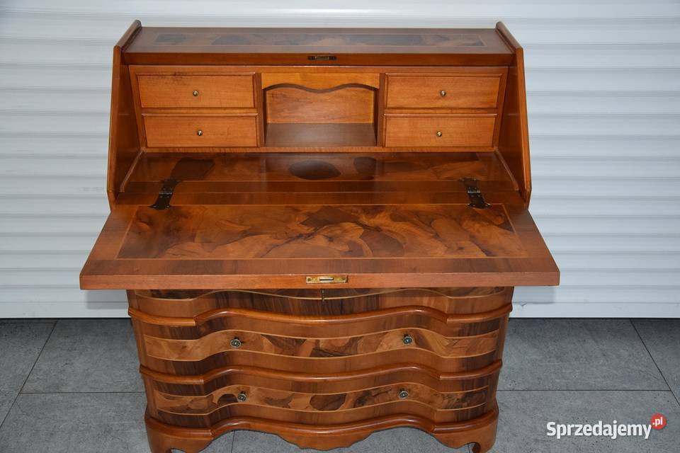 sekretarzyk z drewna orzechowego nowy Olsztyn