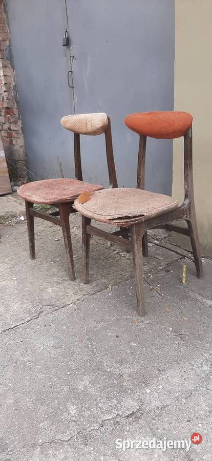 Krzesła prl Hałas Świdnica